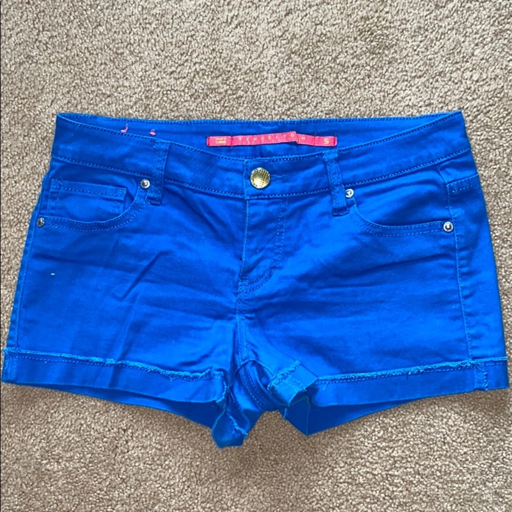 Blue jean shorts